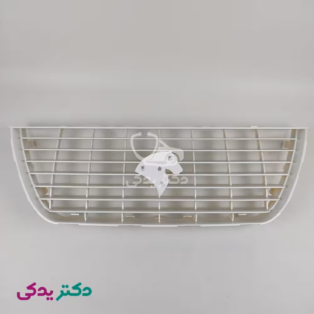 شبکه (جلو پنجره) سمند LX رنگ سفید بدون زه و آرم (طرح سورنی) شرکتی ایساکو اصل 0530105099