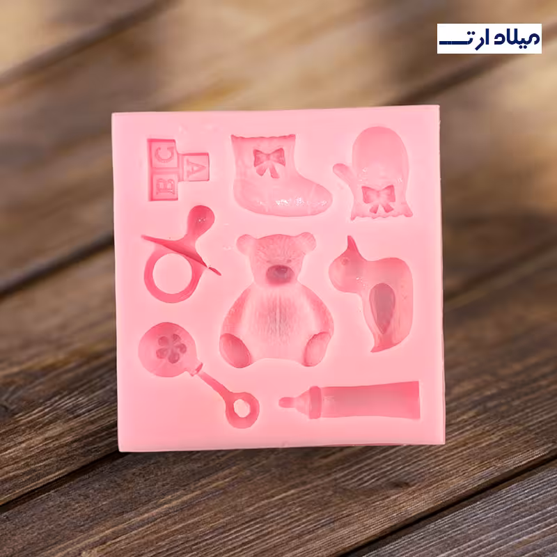 قالب خرس و جغجغه 9*9سانت