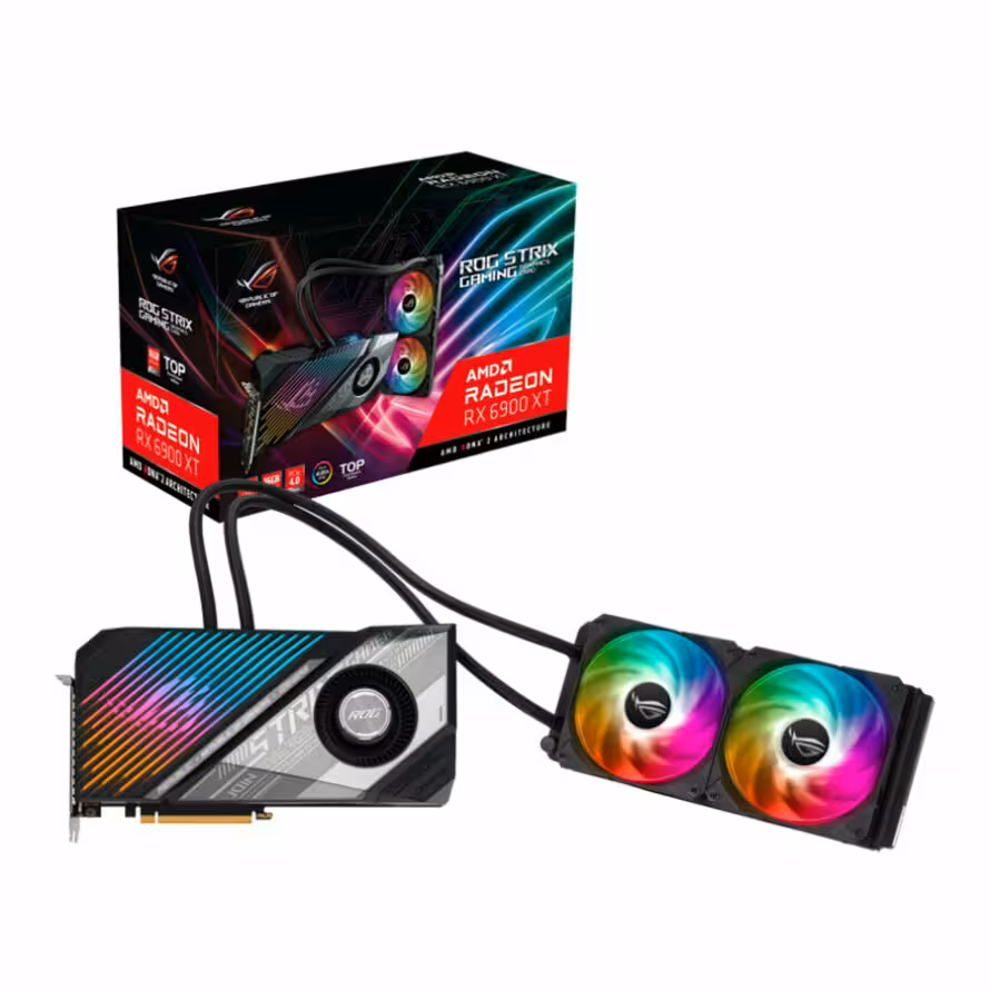 کارت گرافیک ایسوس ROG STRIX LC RX6900XT T16G GAMING