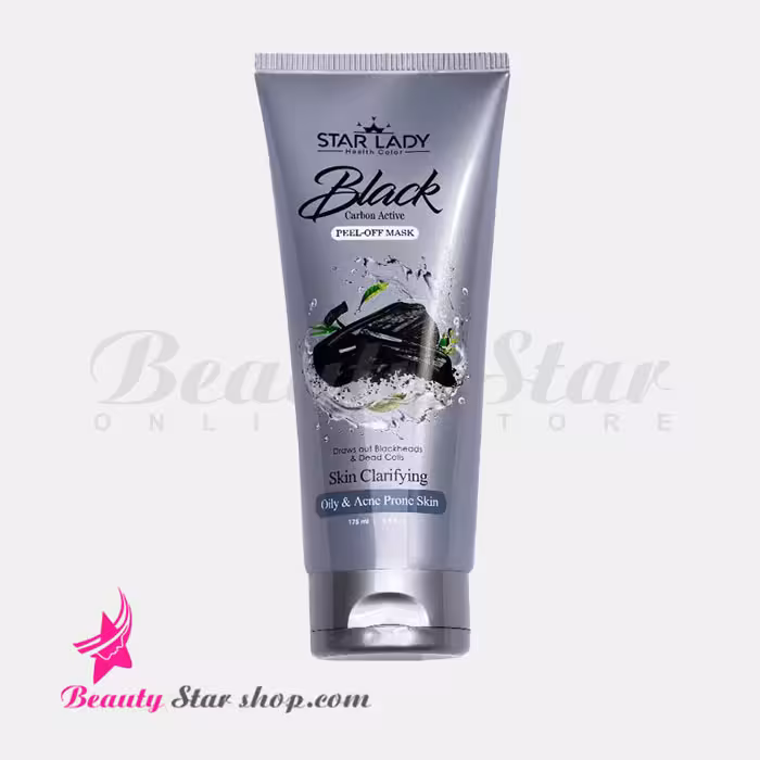 ژل ماسک صورت پیل آف استارلیدی حاوی کربن فعال حجم 175 میلی لیتر