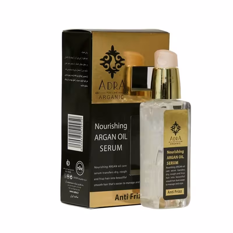 سرم مو مغذی و آنتی فریز آدرا حاوی روغن آرگان و جوجوبا 80 میلی لیتر | Adra Nourishing Argan Oil Serum 80 ml