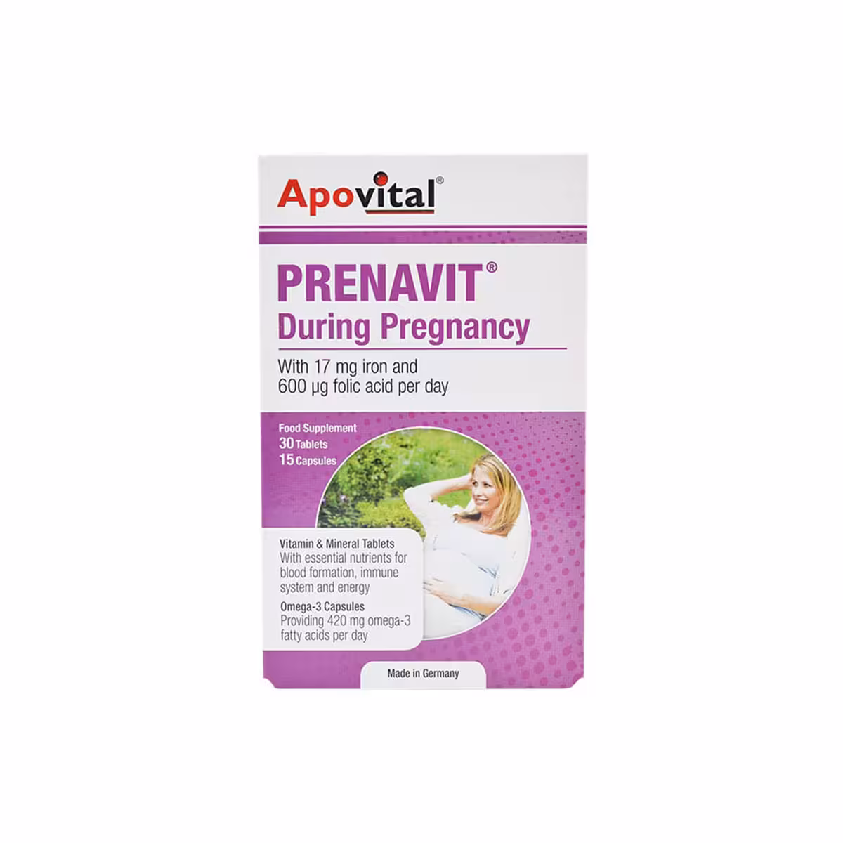قرص پریناویت دیورینگ پرگننسی آپوویتال-Apovital
