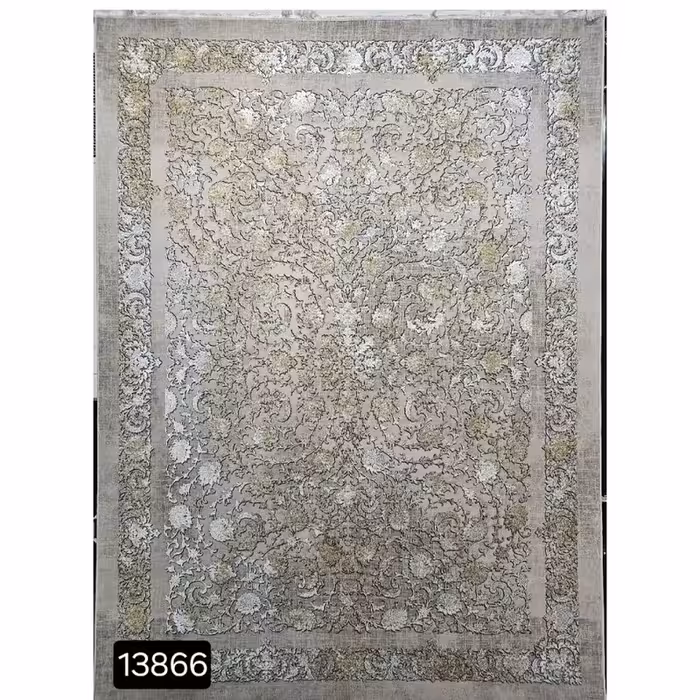 فرش ماشینی1200شانه کاشان تراکم3600سایز12متری کد13866(باارسال رایگان)