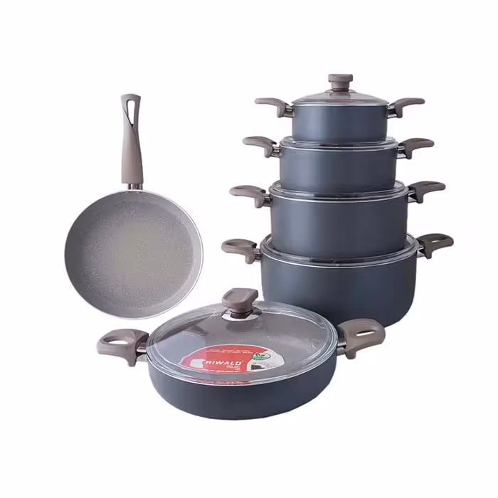 سرویس 11 پارچه ریوالد مدل یورک آبی تیره