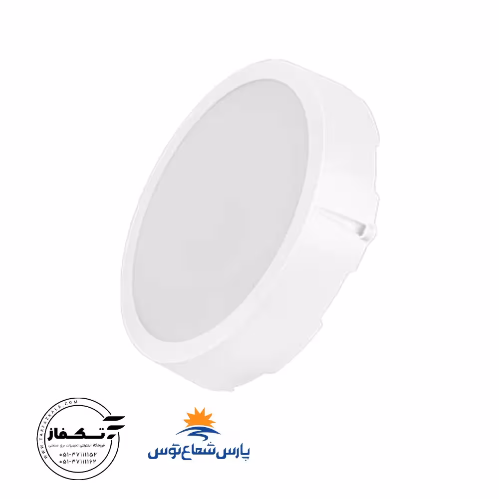 پنل روکار آویسا 20 وات دایره رنگ سفیدپارس شعاع توس