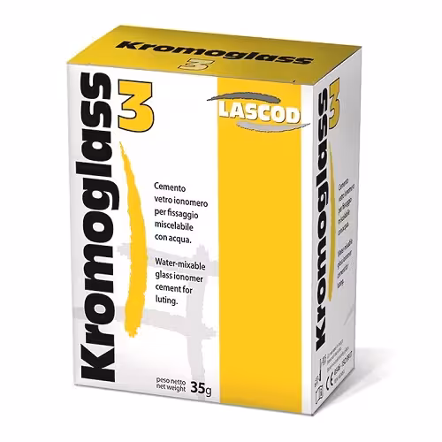 گلاس آینومر لاسکود لوتینگ Lascod Kromo glass 3 - فروشگاه تخصصی دندانپزشکی سپیرا
