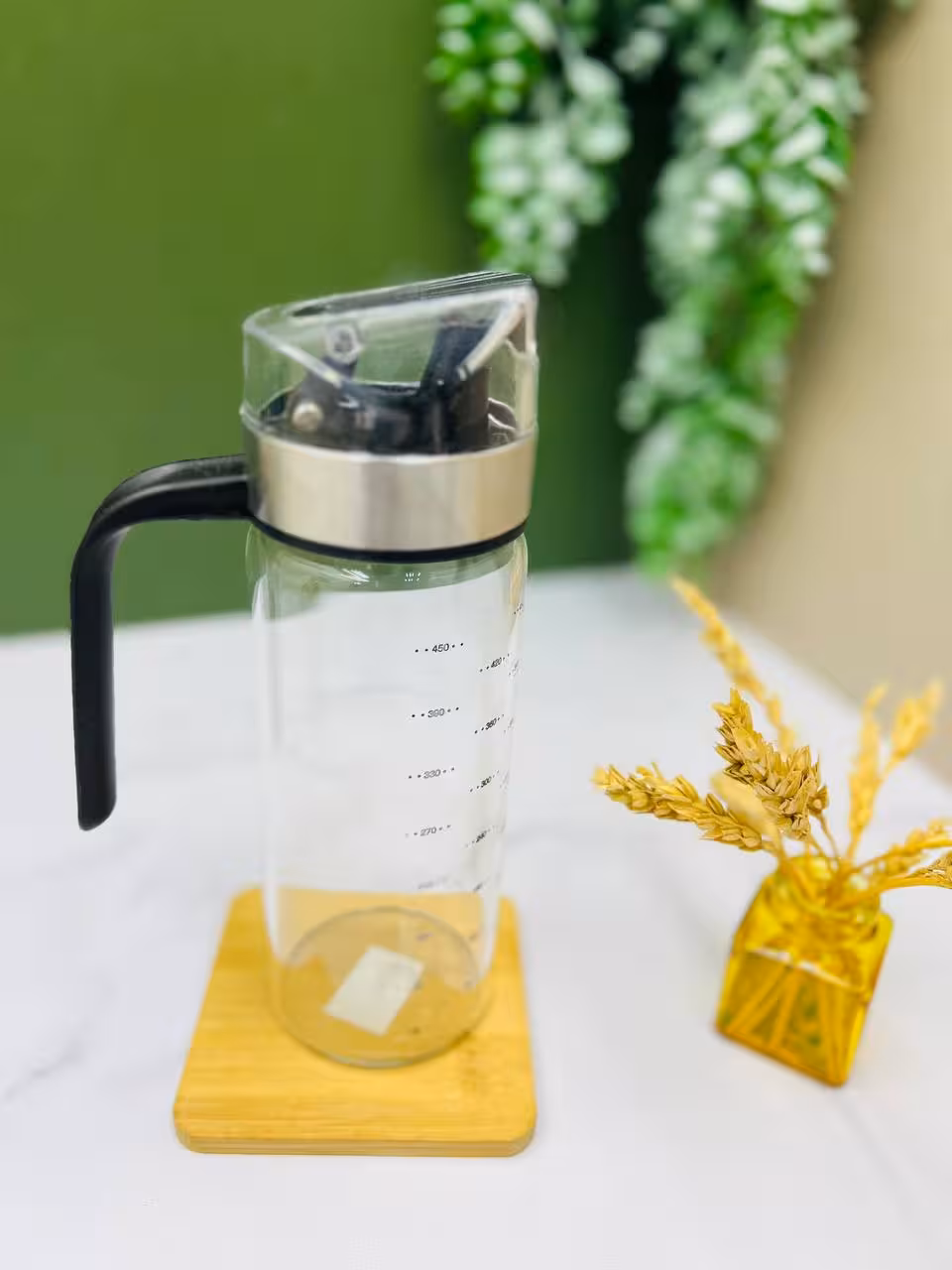 sn3-450ML روغن ریز پیرکس دسته دار آنتی شوک
