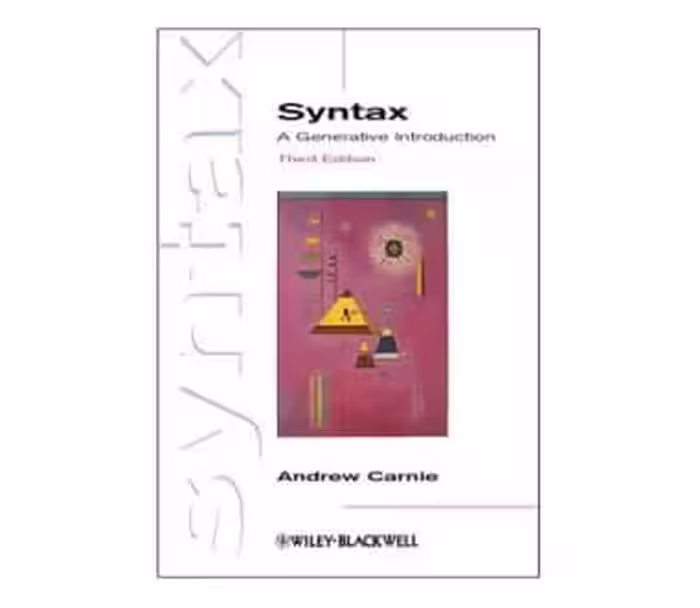 کتاب (Syntax A Generative Introduction(third edition