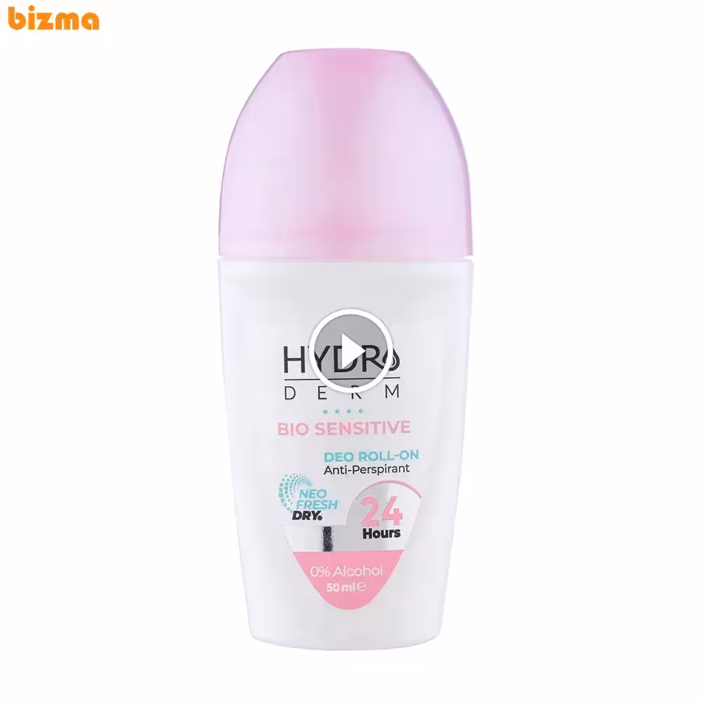 رول ضد تعریق زنانه هیدرودرم مدل Bio Sensetive حجم 50 میلی لیتر