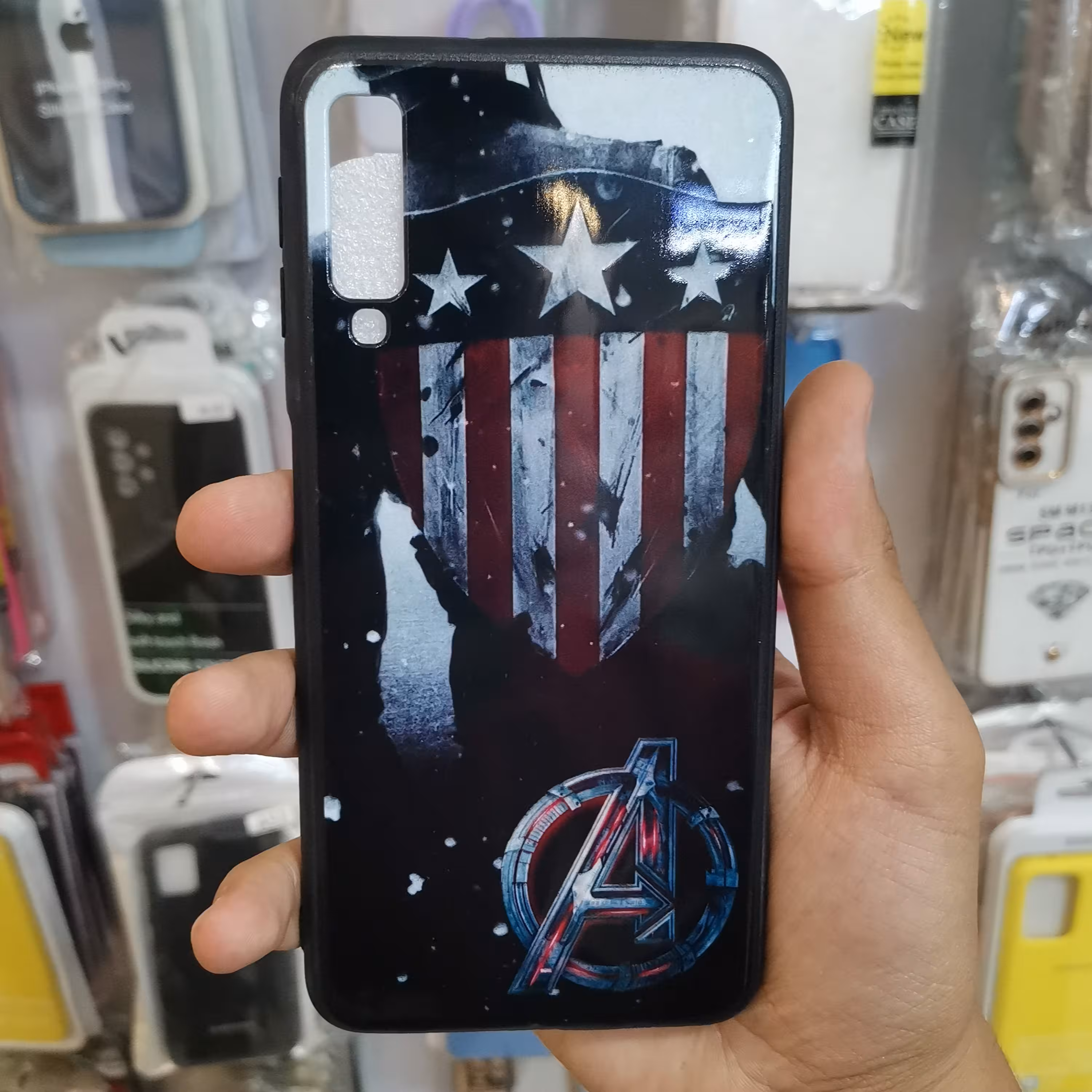 گارد طرح دار پسرانه مناسب برای سامسونگ a750 و a7 2018