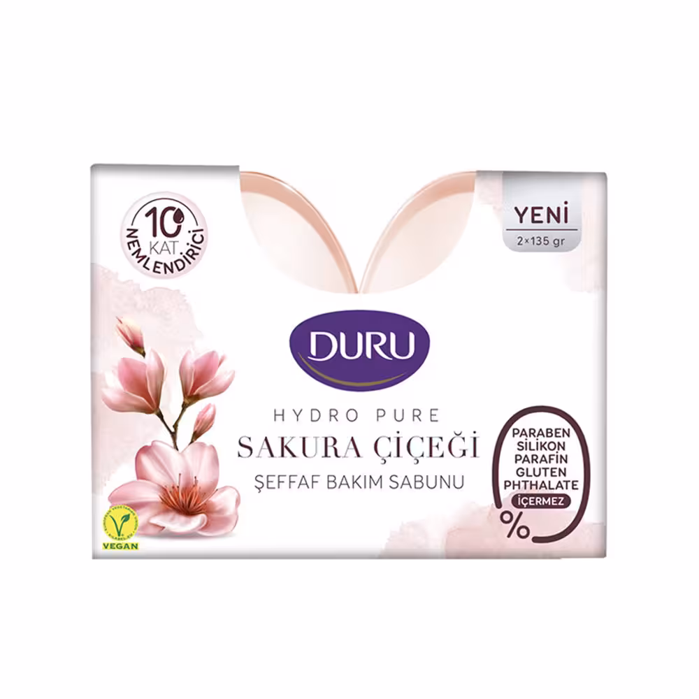 صابون آبرسان دورو حاوی عصاره شکوفه گیلاس بسته 2 عددی