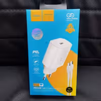 آداپتو 25 وات سامسونگ همراه با کابل تایپ سی به تایپ سی رنگ سفید