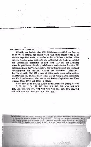 خرید و دانلود نسخه کامل کتاب Alexander von Tralles. Original-Text und Übersetzung nebst einer einleitenden Abhandlung : Ein Beitrag zur Geschichte der Medicin [Medizin]