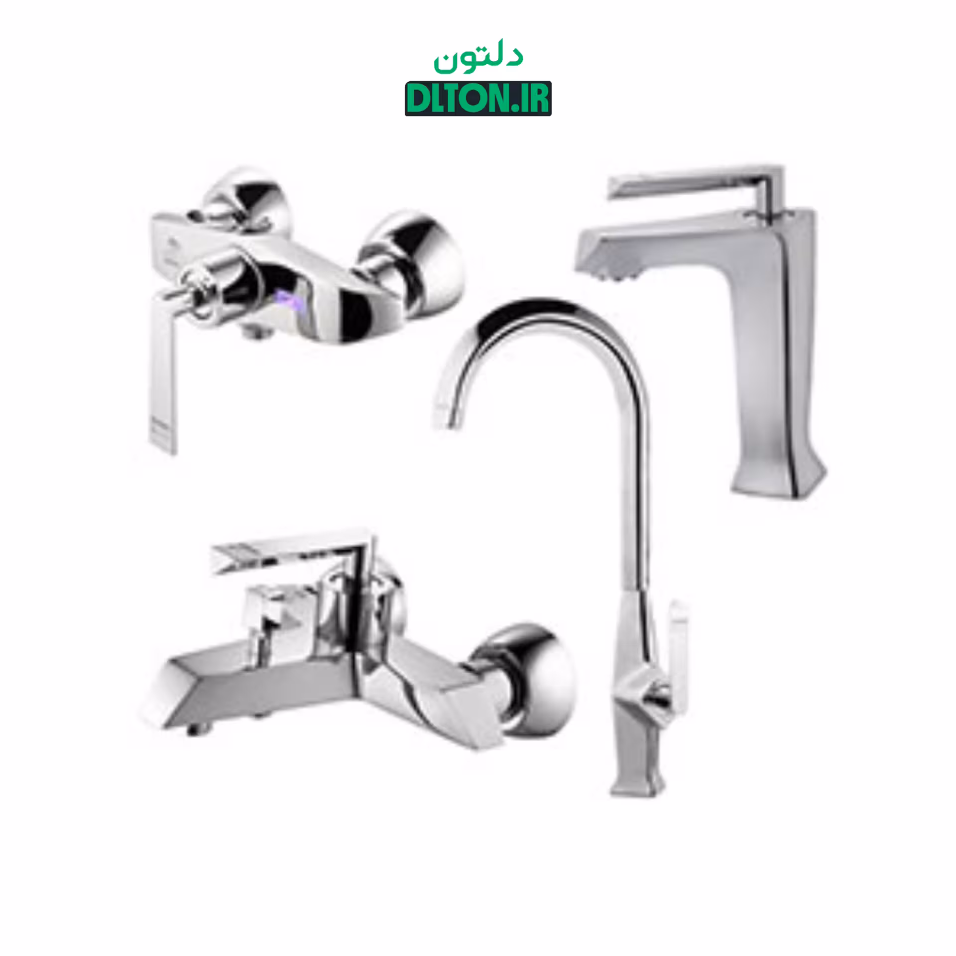 ست شیرالات درخشان مدل برک