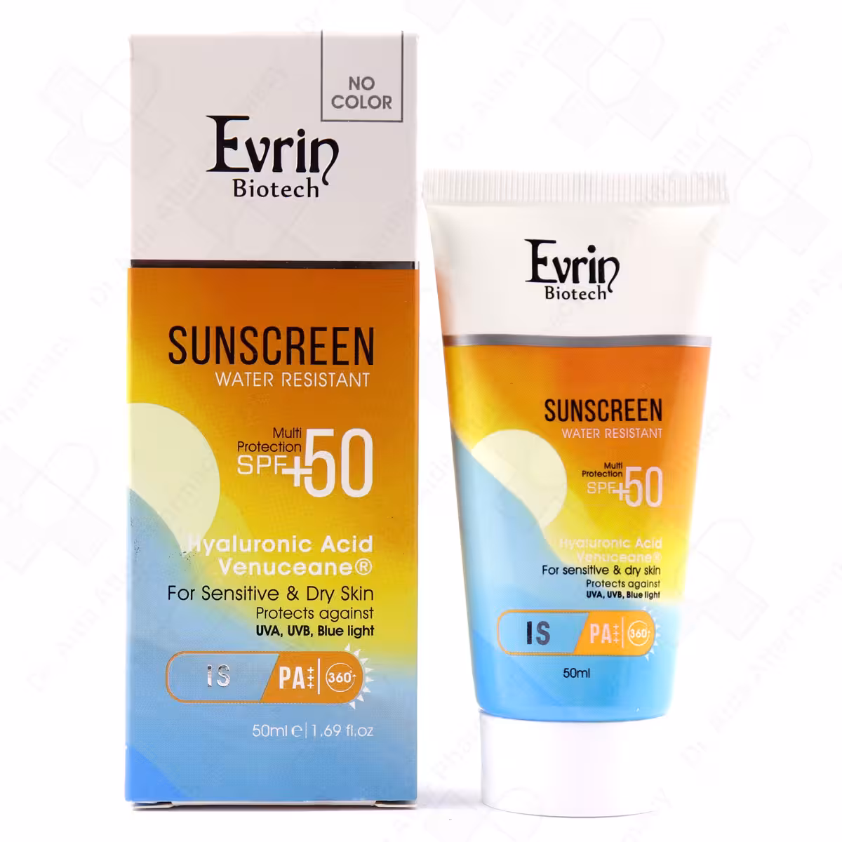 کرم ضد آفتاب SPF50 اورین پوست خشک و حساس اورین 50 میلی لیتر