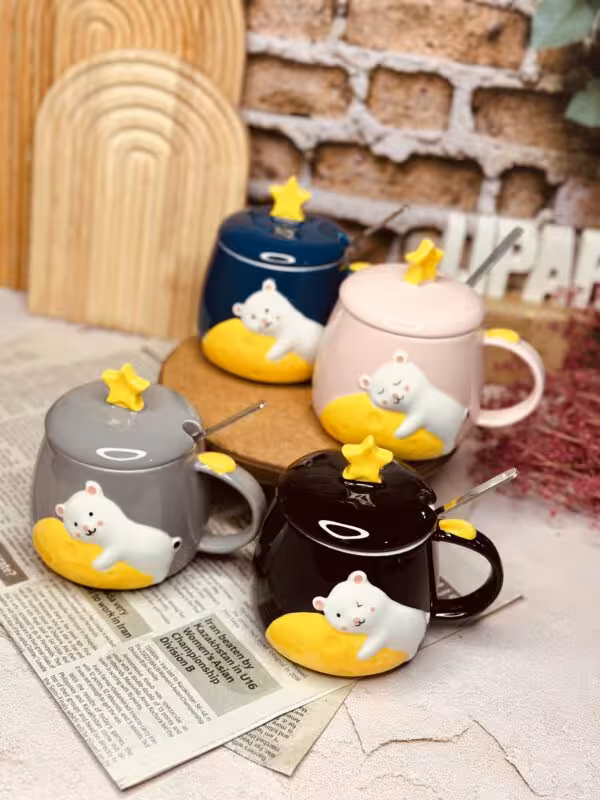 ماگ طرح خرس خوابالو کد7561