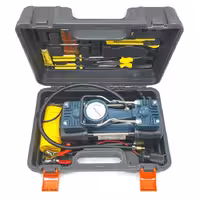 کمپرسور باد فندکی دو سیلندر لوازم دار و چراغدار باس BOSS