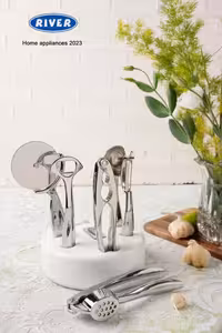 ست ابزار 7 پارچه ابکاری استیل ریور RIVER کد 8501 پایه سفید