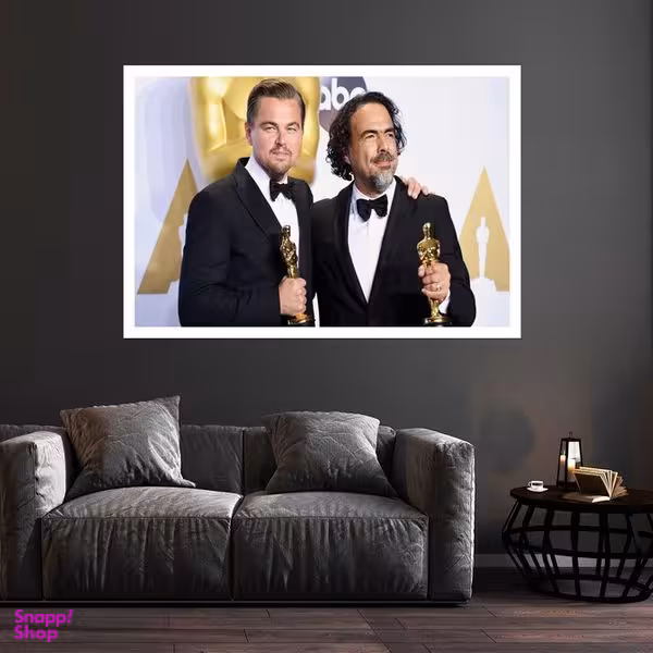 تابلو بکلیت طرح مشاهیر سینمای جهان لئوناردو دی کاپریو مدل قاب شاسی W-s10074