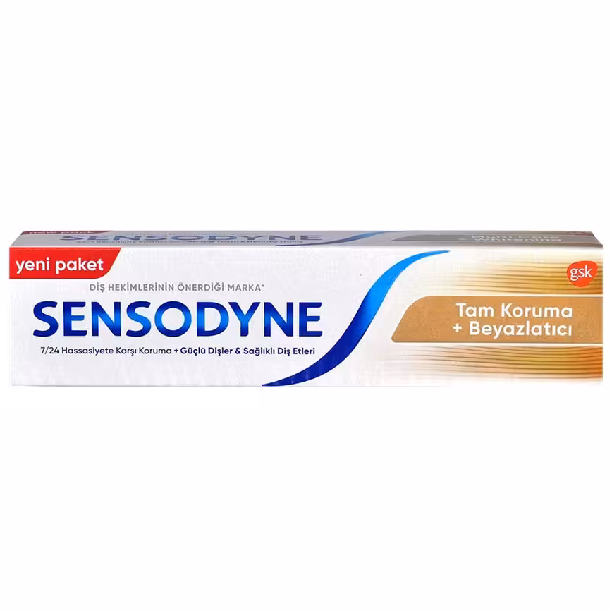 خمیر دندان سنسوداین Sensodyne مدل Multi Care Whitening (Tam Koruma) حجم 50 میل