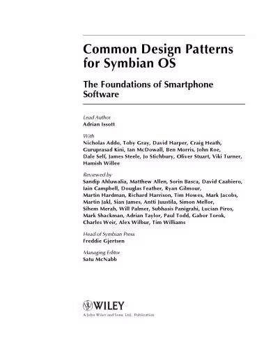 خرید و دانلود نسخه کامل کتاب Common Design Patterns for Symbian OS: The Foundations of Smartphone Software (Symbian Press)