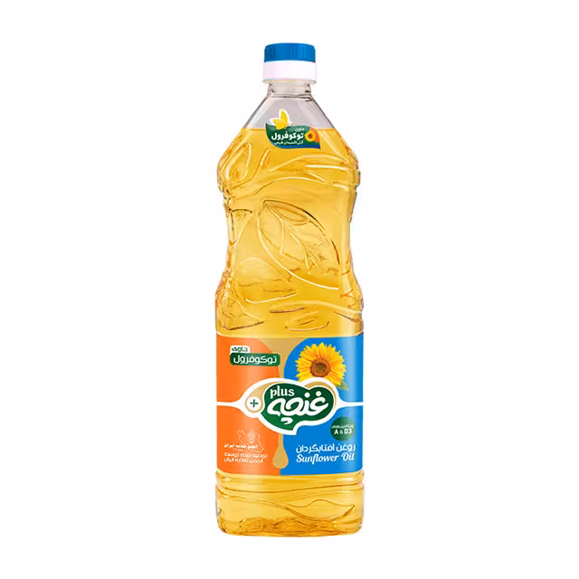 روغن مایع آفتابگردان آنتی اکسیدان توکوفرول پلاس غنچه 1350 گرمی