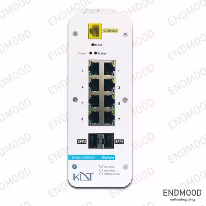 سوئیج شبکه PoE کی دی تی 10 پورت KDT KP-0802H4SLMI