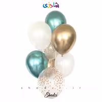 پک 8عددی سبز طلایی