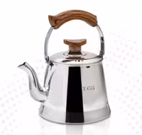 کتری لوله دار قیطاسی 3 لیتری مدل 30805 براق کف چدن