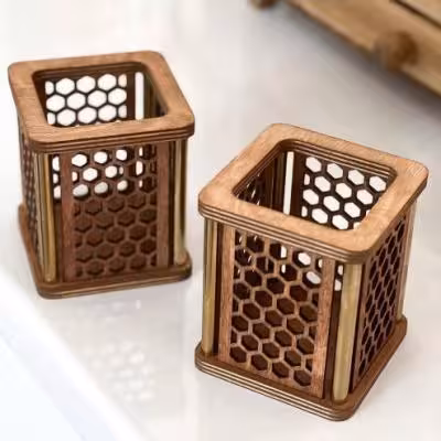 جاقاشقی چوبی نرده طلایی