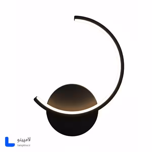 چراغ دیواری مدرن هلال شاین لایت قطر 30 cm