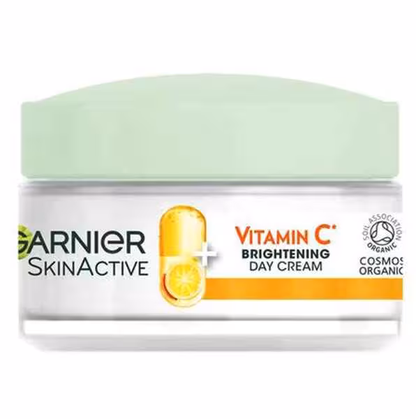 کرم روز ویتامین سی گارنیر Garnier اصل مدل Brightening Day Cream حجم 50 میل | روشن کننده و ضد لک