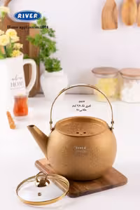 کتری تک گرانیتی 2/8 لیتر ریور RIVER طلایی کد 5874
