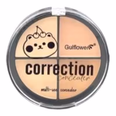 پالت کانسیلروکانتور چهار رنگ خرسی گول فلاور کد 02