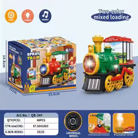 اسباب بازی قطار موزیکال دودزا حرکتی کریسمس