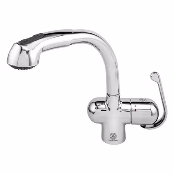 شیر ظرفشویی شلنگدار قهرمان مدل زدرا