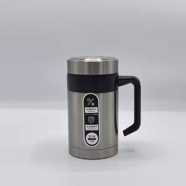 تراول ماگ دسته دار استیل 160005