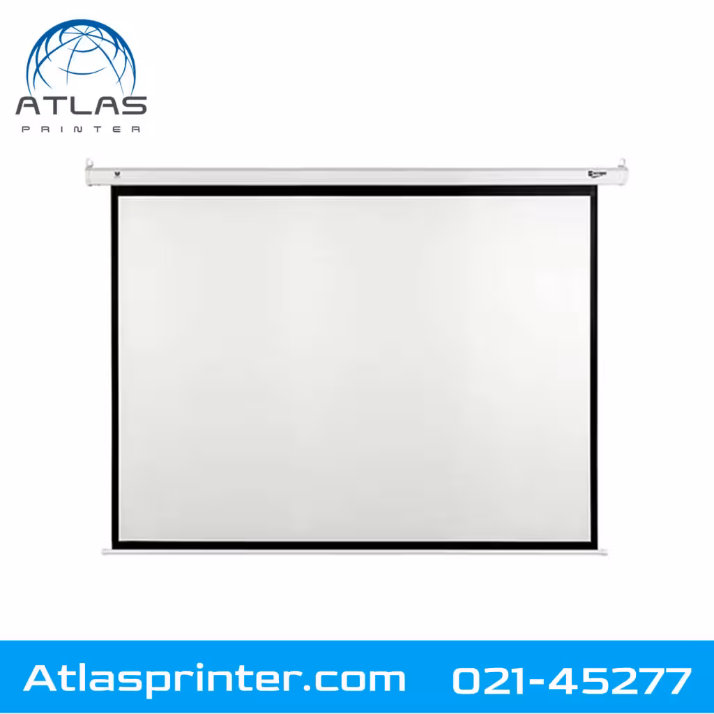 پرده نمایش برقی فایبر گلاس پروژکتور اسکوپ 3×3