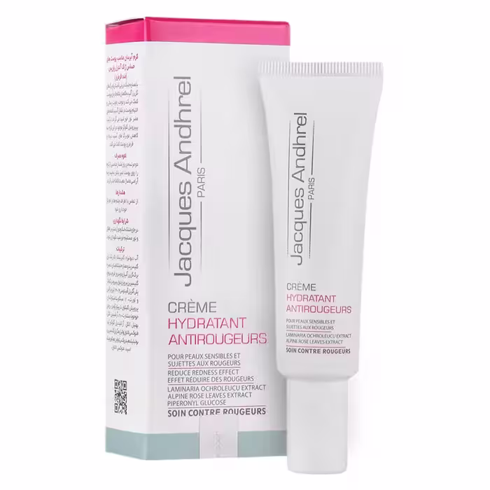 کرم آبرسان ضد قرمزی پوست حساس ژاک آندل 30میلی لیتر | Jacques Andhrel Hydratant Antirougeurs Cream