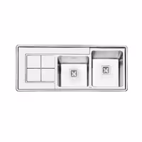 سینک ظرفشویی فانتزی توکار  ایلیا استیل مدل 2067