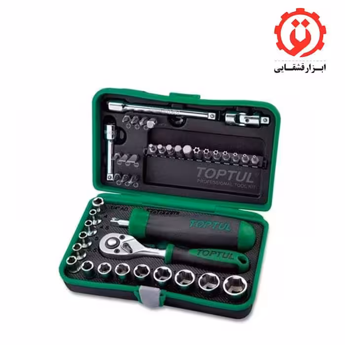جعبه بکس و بیت 41 پارچه درایو 1/4 تاپ تول مدل GADW4101