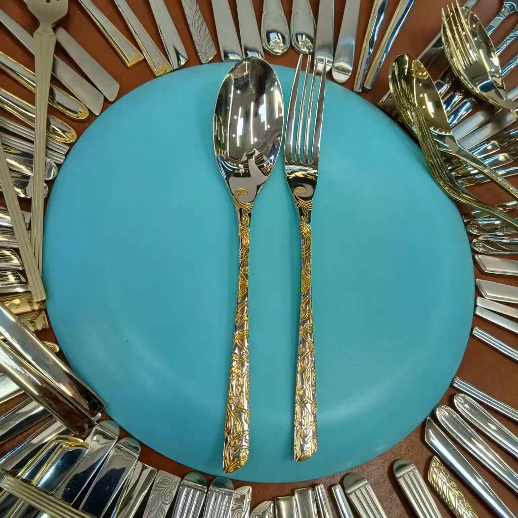 سرویس قاشق چنگال 30 نفره ویکتوریا مدل 7200g