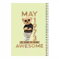 دفتر مشق 80 برگ اس جی مدل تدی عینک دودی