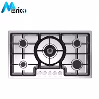 گاز رومیزی کن پنج شعله استیل کد Betria