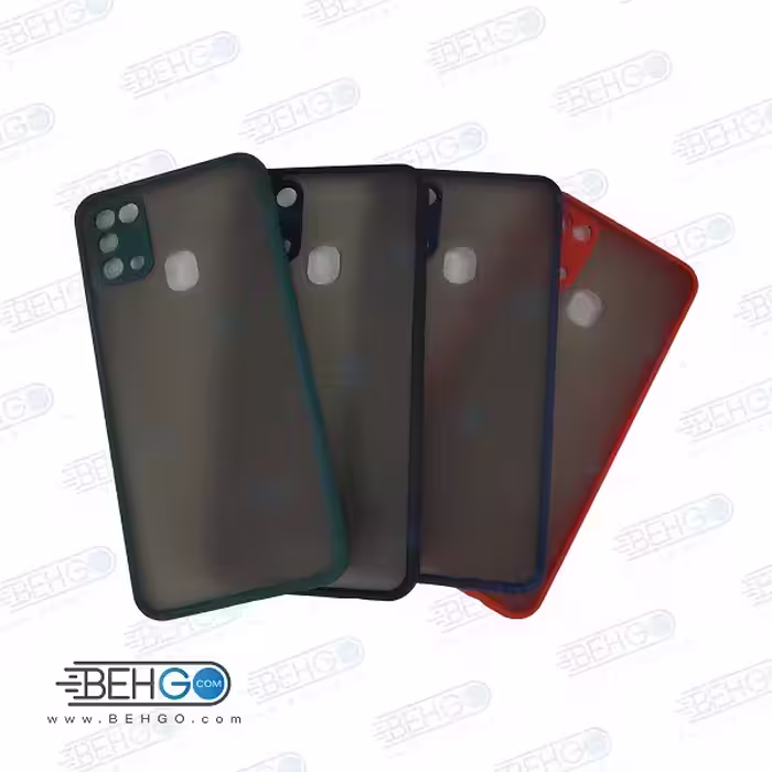 قاب M31 کاور محافظ M31 گارد مدل پشت مات اصلی دور سیلیکونی با محافظ لنز دوربین M31 گوشی سامسونگ Matte Case For Samsung Galaxy M31