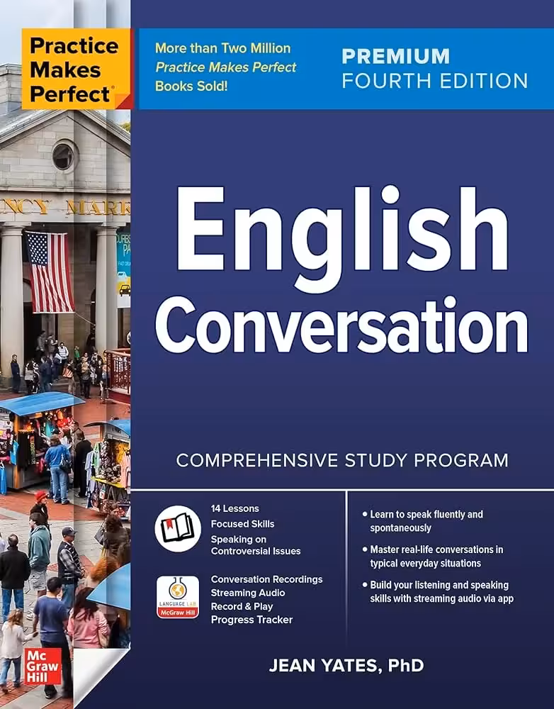 پرکتیس میکس پرفکت انگلیش کانورسیشن | کتاب انگلیسی Practice Makes Perfect English Conversation 4th