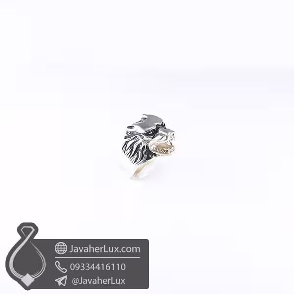 انگشتر نقره گرگ _ کد : 100591