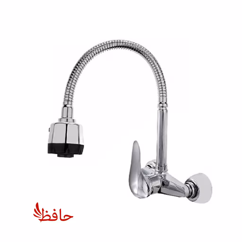 شیر ظرفشویی دیواری علم فنری