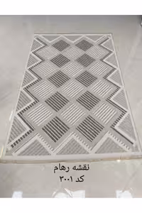 گلیم ماشینی 500 شانه آکرلیک مدل پینترست کاشان-نقشه رهام