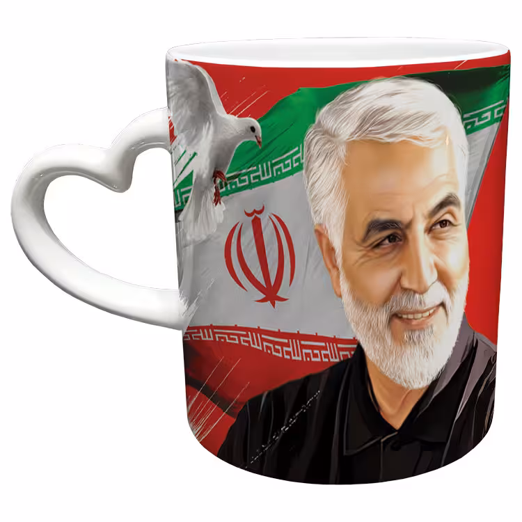 خرید ماگ-لیوان  دسته ساده  سردار سلیمانی کد 8